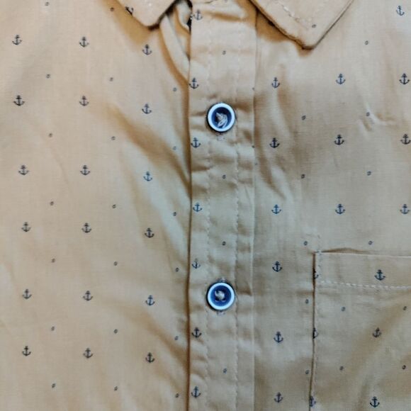 Kenneth Cole outfit size 12 boys matching set new back to school yellow khaki - Picture 3 of 9